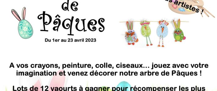 Concours de Pâques – du 1er au 23 avril 2023