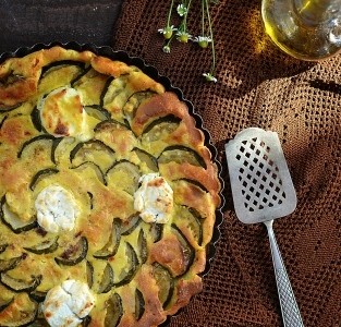 Tarte aux courgettes