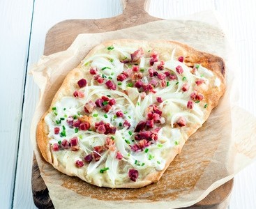 Tarte flambée alsacienne